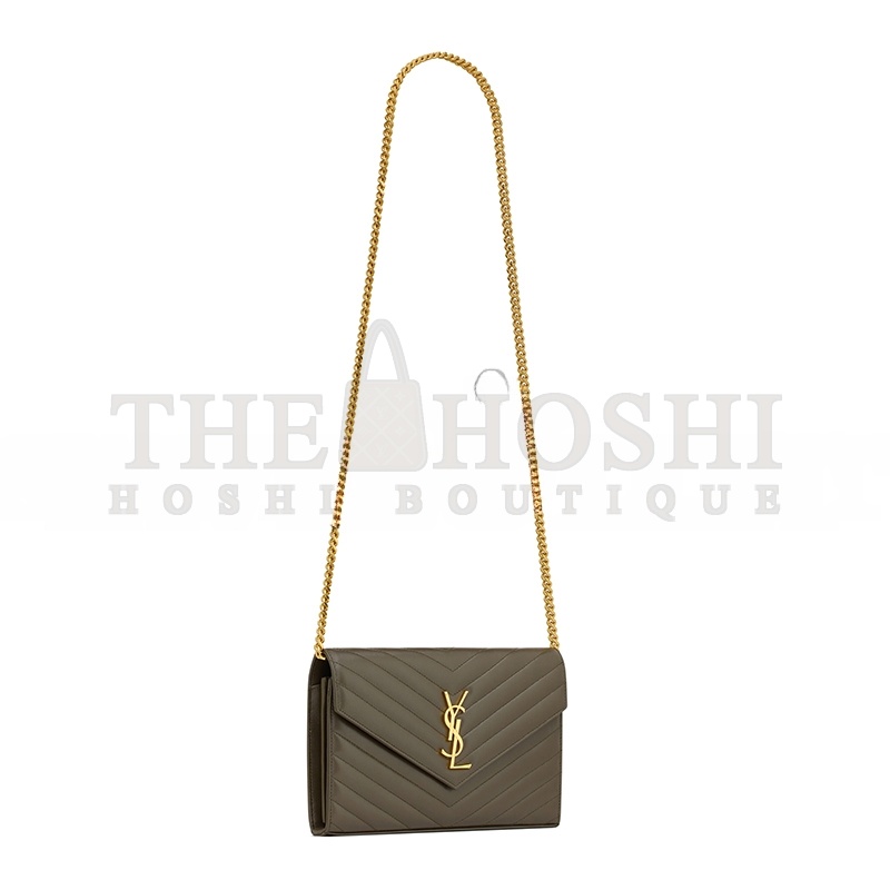 Y51 CASSANDRE CHAIN WALLET IN LAMBSKIN 377828AAA443212 (22.5*14*4cm) Master Quality
